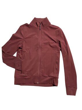 Endeavor Mens Full Zip Jacket Wine Size S NWT Polyester/Spandex